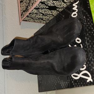 Sam Edelman Black Suade Boots